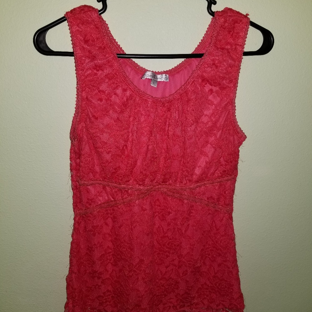 pink shirt